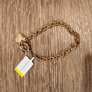 Charter Club Hammered Square Bracelet